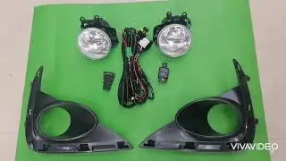 Toyota Corolla X Fog Lamps Set without Chrome Garnish + LED Lights