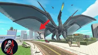 BLACK DRAGON ATTACK ON FRANKLIN CITY!indian theft aura simulator 