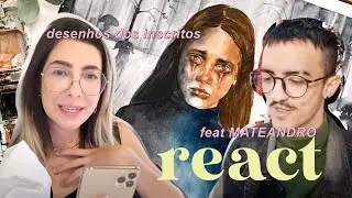 REAGINDO aos DESENHOS dos inscritos feat MATEANDRO :))))