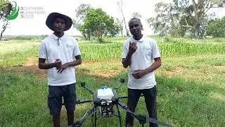 Soybean Crop Spraying Drones