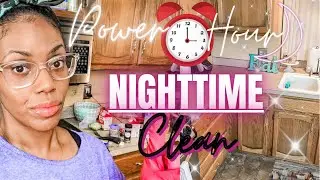 🌙 RELAXING AFTER DARK POWER HOUR CLEANING VIDEO//CLEAN WITH ME POWER HOUR 2020