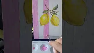 🍋#lemon #painting #ideas #acrylic #paint #лимончик #yellow #summer