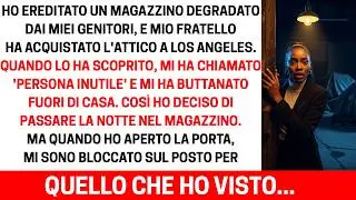 Ho ereditato dai miei genitori un vecchio magazzino fatiscente, ma quando ci sono entrato...