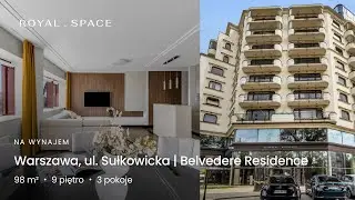 NA WYNAJEM | Belvedere Residence tuż przy Łazienkach | 98 m&sup2; | 3 pokoje