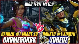 TEKKEN 8 ▰ DHOME50HBK (#1 Ranked Miary Zo) vs YOREDZ (#1 Ranked Xiaoyu) ▰ T8 RANKED GAMEPLAY