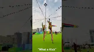 Carnival Stilt Walker in Dubai Stadium
