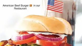 Beef burger recipe2020, New American beef burger McDonald&rsquo;s style, American Slam Dunk juicy burger