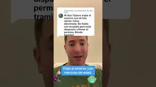 Permiso para viajar al exterior con menores