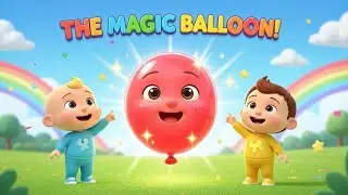 🎈 The Big Red Balloon Song! | Fun Colors Rhymes for Toddlers | Kids Cartoon