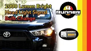 How to Remove/Install 2000 Lumen Canbus  Error Free Amber LED Headlight Turn Signal