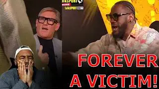 Black Boxer LOSES IT STORMING OFF Interview Crying RACISM Over Question About LOSING To White Boxer!