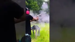 The most powerful revolver in the world 🌎 #2022 #shorts#like #subscribe #50cal #support #funny #sub