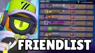 Je vous montre ma friendlist  sur Brawl star 