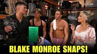 Backstage HEAT! Blake Monroe Goes Face-to-Face with Baylor & Smokes on NXT
