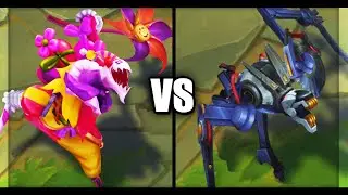 Legendary Surprise Party Fiddlesticks vs Praetorian Fiddlesticks Skins Comparison League of Legends