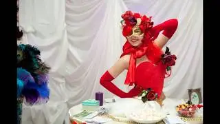 Необычная Леди - фуршет для встречи гостей от EIVA show. Гродно