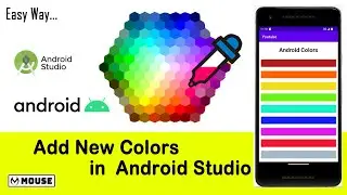 How to add colors in Android Studio Mouse Studio