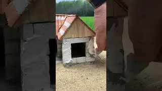 Miniature Dream House Goals Built from real bricks tiles amp tiny details  even a luxury#shortvideo