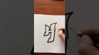 how to make graffiti letter 