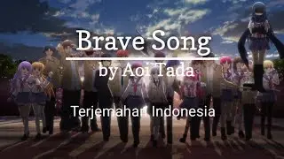 Ost ending angel beats | Brave song - Aoi tada | romanji + terjemahan indonesia