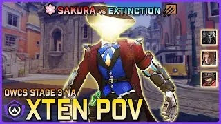 [ Xten ] Most UNDERRATED NA DPS?! | Sakura vs Extinction | OWCS NA Stage 3