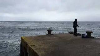 Portencross on a windy day