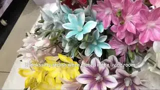 Vibrant Artificial Mixed Flower Bouquet: Colorful Fake Decor for Home & Events 2025