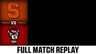 NC State vs. Syracuse Full Match Replay |  2025-26 ACC Men&rsquo;s Soccer