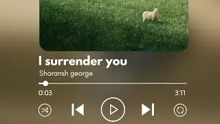 I surrender you|| Jake phillips|| Sharansh george (official audio)