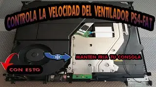 PS4 FAT CONTROLADOR DE VELOCIDAD PARA VENTILADOR