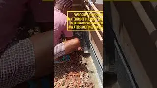 fosroc rfx brush bond waterproof chemical | chetpet | building repairs in chennai | #waterproofing