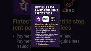 #Cred #phonepe some apps ban rent payment via credit card
