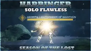 Harbinger - Solo Flawless - Akorith, Lightdrinker of Savathun