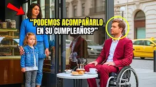 MILLONARIO PASA SU CUMPLEAÑOS SOLO EN UN CAFÉ… HASTA QUE UNA MADRE SOLTERA LE PIDE ACOMPAÑARLO