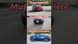 Nissan 370z: Tomei Vs Muffler Delete Vs Magnaflow!