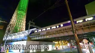 【4KHDR】Токио Скайтри - рождественская иллюминация