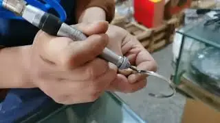 pneumatic hammer handpiece for jewellery