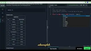 HackerRank SQL Basic Certification - Count the Employees solution