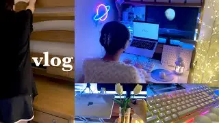 vlog｜古い勉強机周りの模様替え