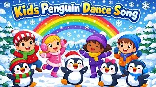 Kids Penguin Dance Song 🐧❄️ | Clap Clap Penguin | Fun Winter Dance for Kids 