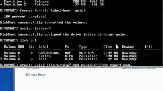 WIN7: Install Windows 7 onto a clean disk and VHD