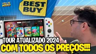 TUDO de NINTENDO SWITCH da BestBuy de Jersey City nos EUA!