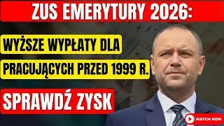 ZUS emerytury 2026: Wyższe wypłaty dla pracujących przed 1999 r. Sprawdź zysk
