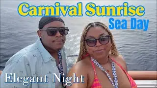 Carnival Sunrise Day 2 | Sea Day, Elegant Night | Fahrenheit 555 Steakhouse