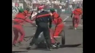 tj13TV presents - F1 Monaco 1991 Alex Caffi&acute;s massive crash