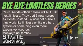 THE END OF LIMITLESS HEROES | STATE OF SURVIVAL