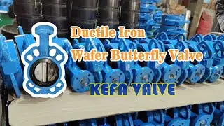 DN80 Ductile Iron Wafer Butterfly Valve - KEFA VALVE
