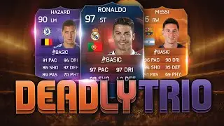 DEADLY TRIO!!!! RB ST RONALDO - PURPLE HAZARD - MOTM MESSI FIFA 15 ULTIMATE TEAM