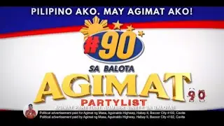 AGIMAT Partylist Paid TV Ad April to May 2022 30s (Budots Version, DZRH TV Version)