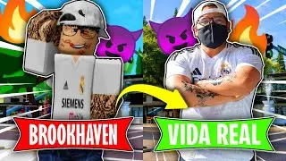 ME CONVERTI en un PILCHERO 😈 de BROOKHAVEN 🏡 en la VIDA REAL - Roblox